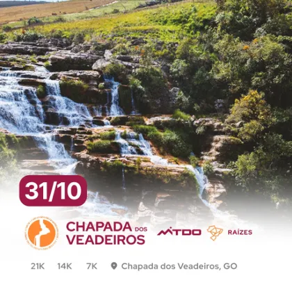 Imagem de divulgação da corrida Mountain Do Chapada Dos Veadeiros 2026