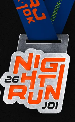 Imagem de divulgação da corrida Night Run Joinville 2026