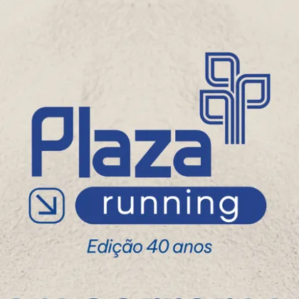 Imagem de divulgação da corrida Plaza Running Edição 40 Anos