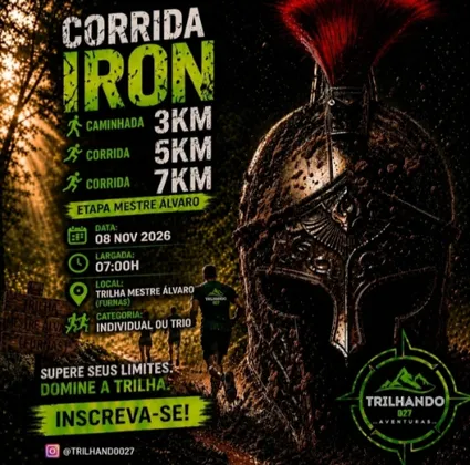 Imagem de divulgação da corrida Corrida Iron