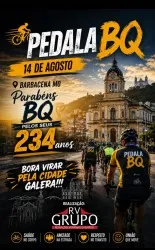 Imagem de divulgação da corrida Pedala Bq
