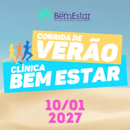 Imagem de divulgação da corrida Verão Clinica Bem Estar