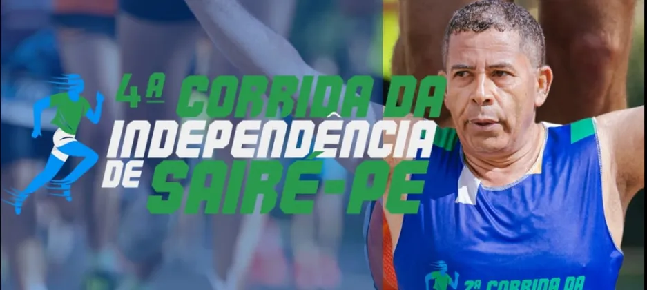 Imagem de divulgação da corrida 4ª Corrida Da Indepêndecia - Sairé Pe/Corrida De Rua Com Chip De Cronometragem