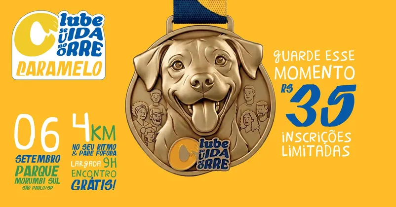 Imagem de divulgação da corrida #9 Se Cuida no Corre Caramelo - Parque Morumbi Sul