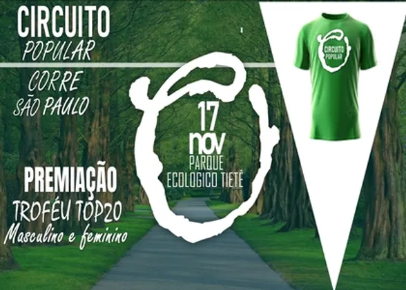 Imagem de divulgação da corrida Circuito Corre São Paulo