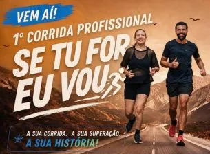 Imagem de divulgação da corrida 1ª Corrida Profissional - Se tu for eu vou
