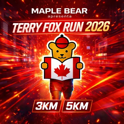 Imagem de divulgação da corrida Terry Fox Run 2026