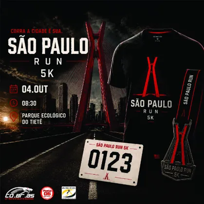 Imagem de divulgação da corrida São Paulo Run 5km