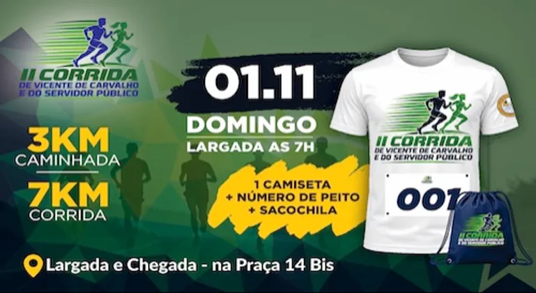 Imagem de divulgação da corrida Ii Corrida De Vicente De Carvalho
