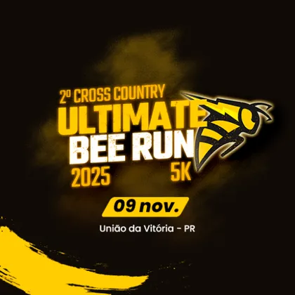 Imagem de divulgação da corrida 2ª Cross Country Ultimate Bee Run