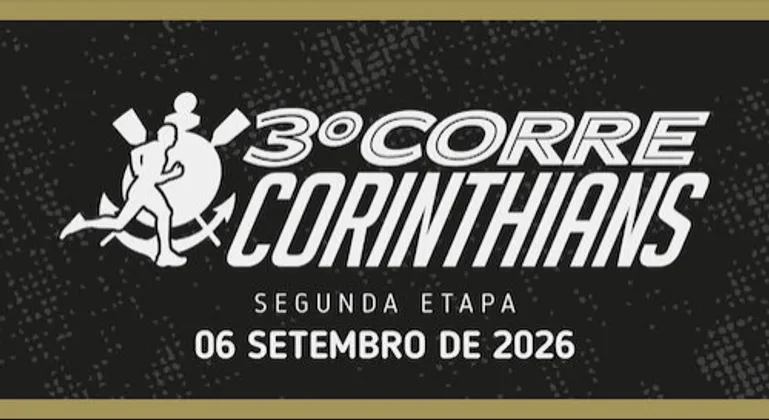 Imagem de divulgação da corrida 3 Corre Corinthians