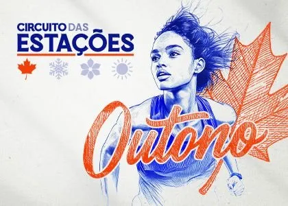 Imagem de divulgação da corrida Circuito das Estações 2026 - Outono - Brasília