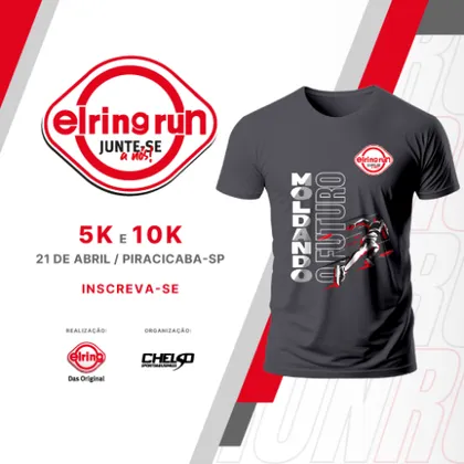 Imagem de divulgação da corrida Corrida Elring Run 2026