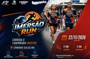 Imagem de divulgação da corrida Imersão Run
