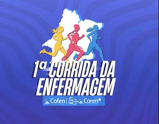 Imagem de divulgação da corrida 1ª Corrida Da Enfermagem 2026