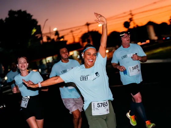 Imagem de divulgação da corrida Live! Run Xp - Ribeirão Preto 2026