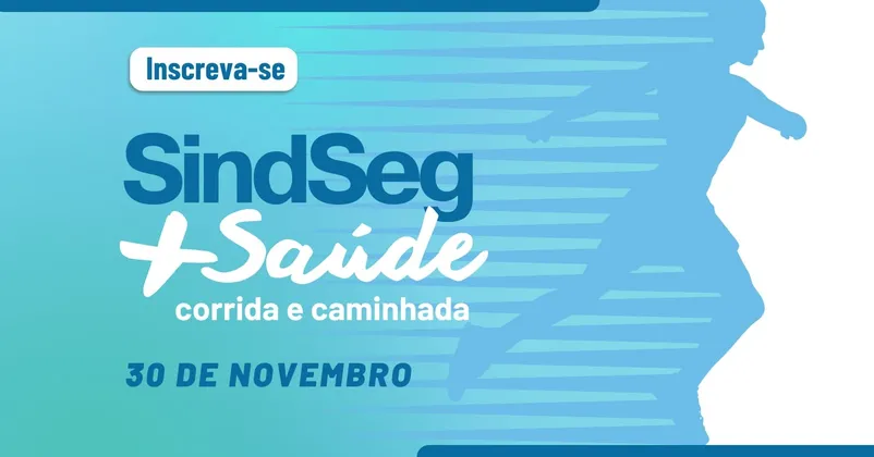 Imagem de divulgação da corrida SindSeg + Saúde - corrida e caminhada