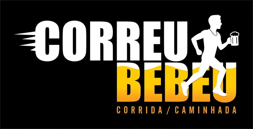 Imagem de divulgação da corrida Correu, Bebeu!