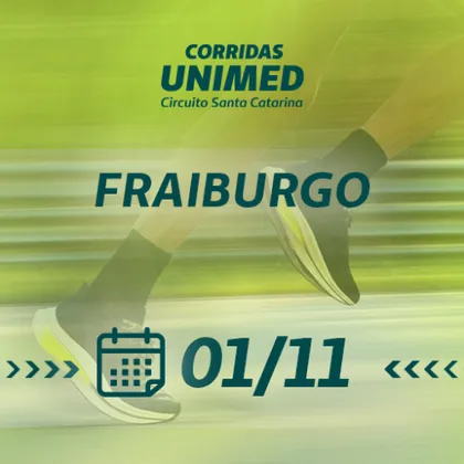 Imagem de divulgação da corrida Corridas Unimed Circuito Sc - 2026 - Etapa Fraiburgo