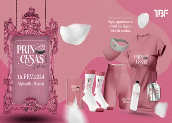 Imagem de divulgação da corrida 2° Princesas Run 2025 Barueri alphaville