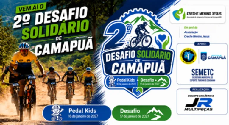 Imagem de divulgação da corrida 2 Desafio Solidario De Xcm Creche Menino Jesu...