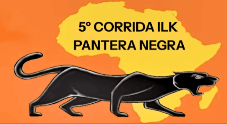 Imagem de divulgação da corrida 5 Corrida ILK Pantera Negra