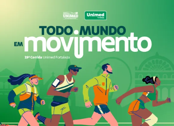 Imagem de divulgação da corrida 19ª Corrida Unimed Fortaleza