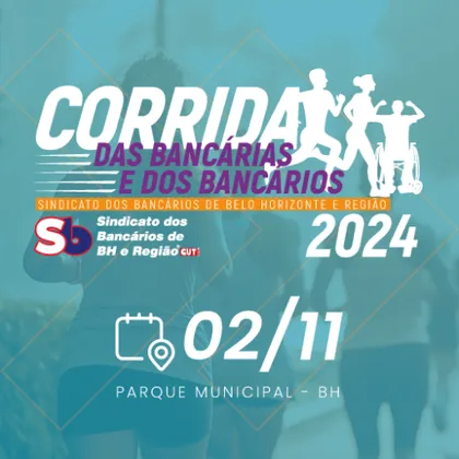 Imagem de divulgação da corrida Corrida Das Bancárias E Bancários - 2024