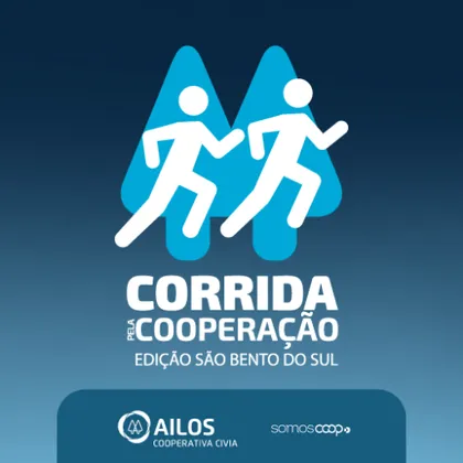 Imagem de divulgação da corrida Corrida Ailos Civia Pela Cooperação - Edição São Bento Do Sul