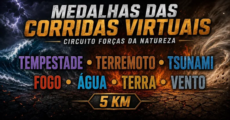 Imagem de divulgação da corrida Corridas Virtuais Circuito forças Da Natureza