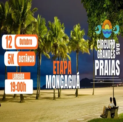 Imagem de divulgação da corrida Circuito Das Grandes Praias