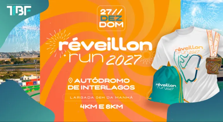 Imagem de divulgação da corrida 2 Corrida Reveillon Run 2026