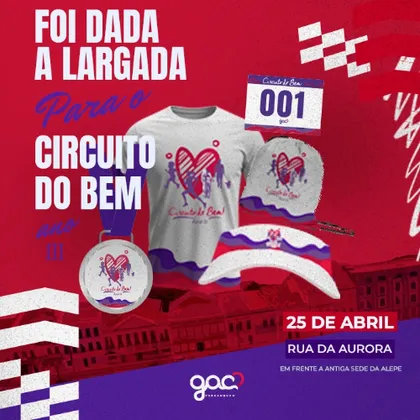 Imagem de divulgação da corrida Circuito Do Bem (Ano Iii)