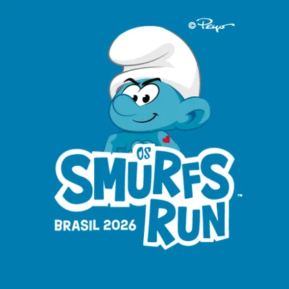 Imagem de divulgação da corrida Smurfs Run Shopping Jardins - Aracaju