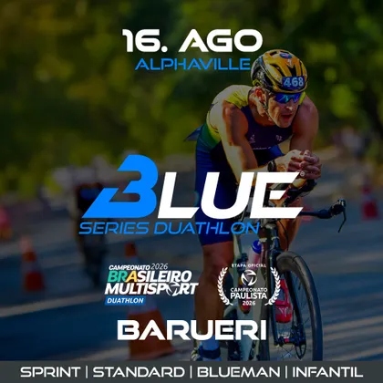 Imagem de divulgação da corrida Blue Series Alphaville 2026