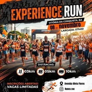 Imagem de divulgação da corrida Experience Run