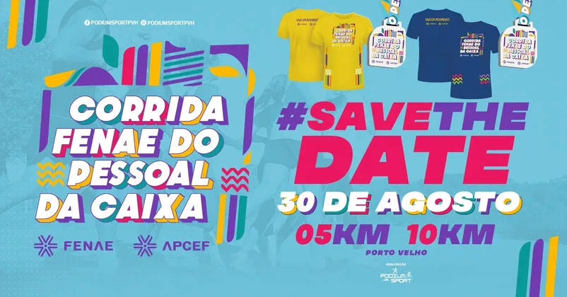 Imagem de divulgação da corrida Corrida Fenae Do Pessoal Da Caixa