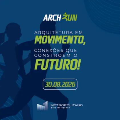 Imagem de divulgação da corrida Arch Run 2026