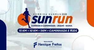 Imagem de divulgação da corrida Sun Run Corrida E Caminhada 2026