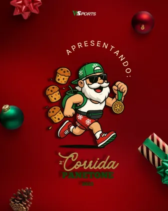 Imagem de divulgação da corrida 2ª Corrida Panetone 2026