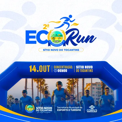 Imagem de divulgação da corrida 2º Ecorun