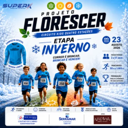 Imagem de divulgação da corrida Circuito Kids Quatro Estações - Etapa Inverno