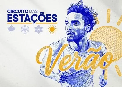 Imagem de divulgação da corrida Circuito das Estações 2026 - Verão - Rio de Janeiro