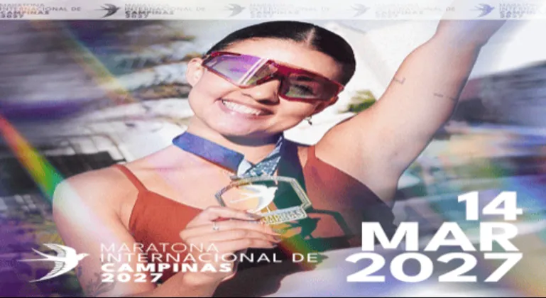 Imagem de divulgação da corrida Maratona Internacional De Campinas 2027