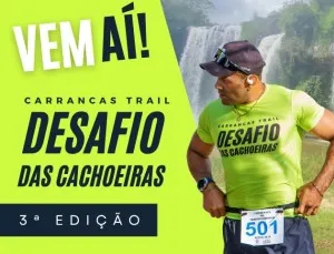 Imagem de divulgação da corrida 3ª Edição Carrancas Trail - Desafio Das Cachoeiras