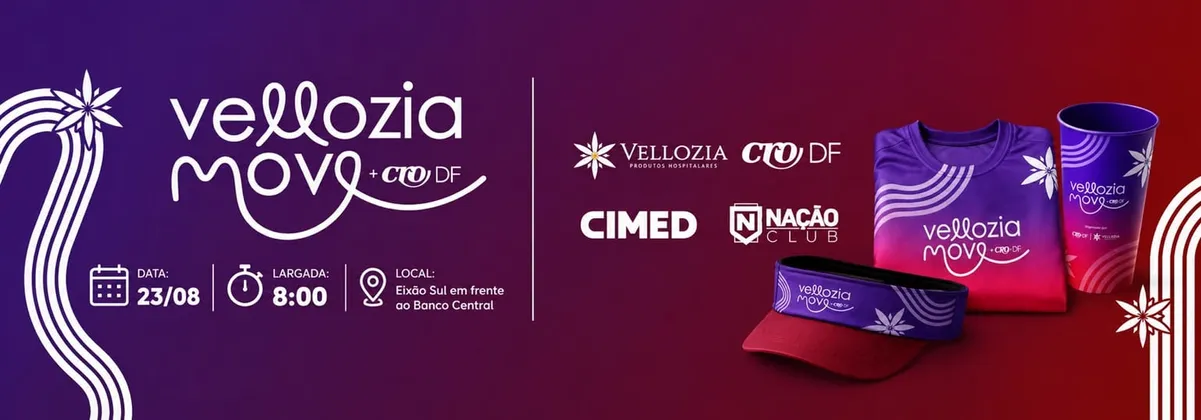 Imagem de divulgação da corrida Vellozia Move
