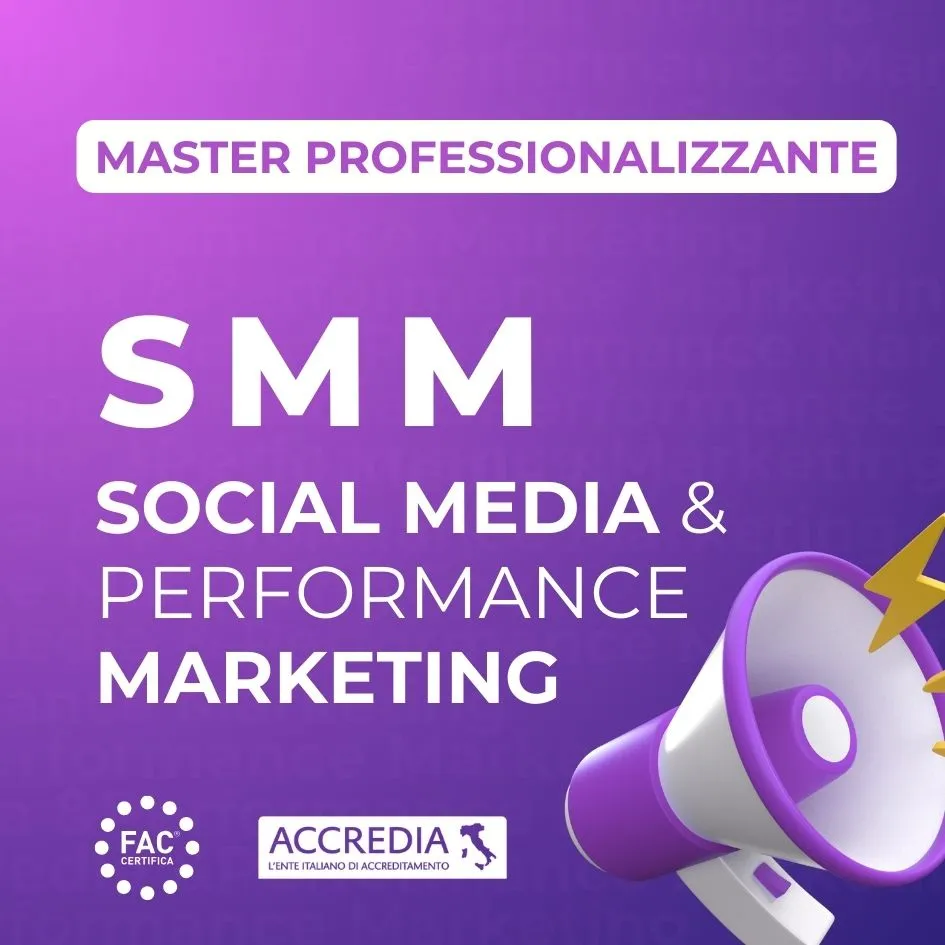 Master professionalizzante in Social Media & Performance Marketing