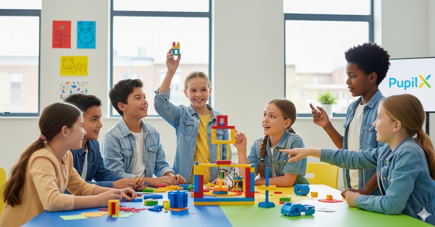 Pupil X – Co‑curricular life skills visual