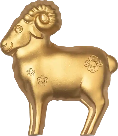 Fluffy Gilded Sheep