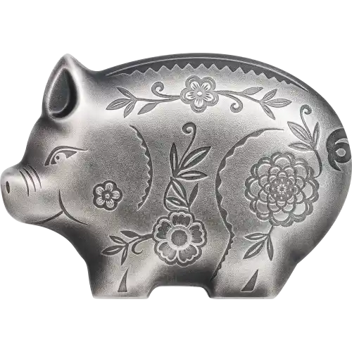 Jolly Silver Pig